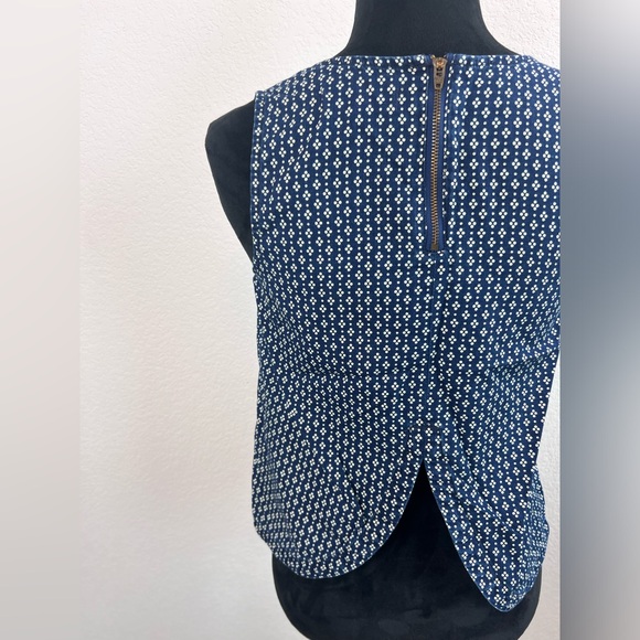 Madewell Sleeveless Daisy Dot Top size XS - Picture 4 of 7